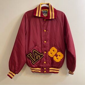 Butwin Loyola NCAA VTG 90s Team Issued Baseball Tennis Varsity Jacket Bomber Med
